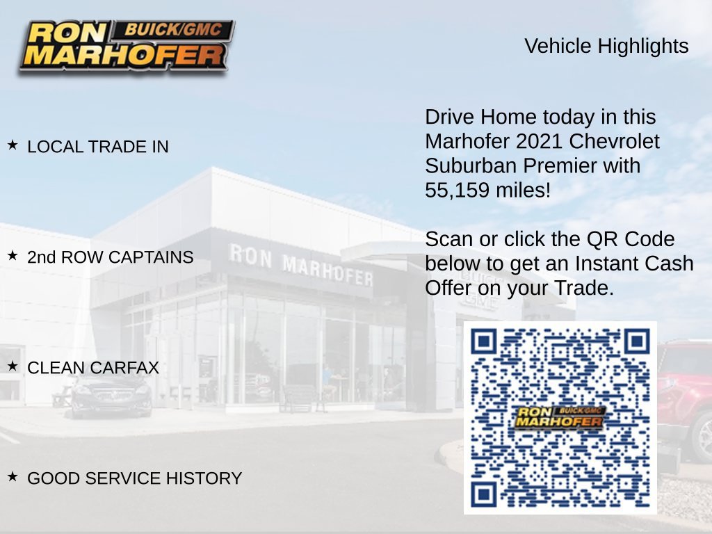 Used 2021 Chevrolet Suburban Premier w/ Premium Package RWD image 15
