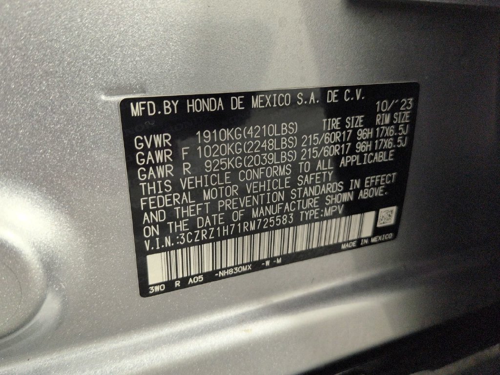Used 2024 Honda HR-V EX-L image 47