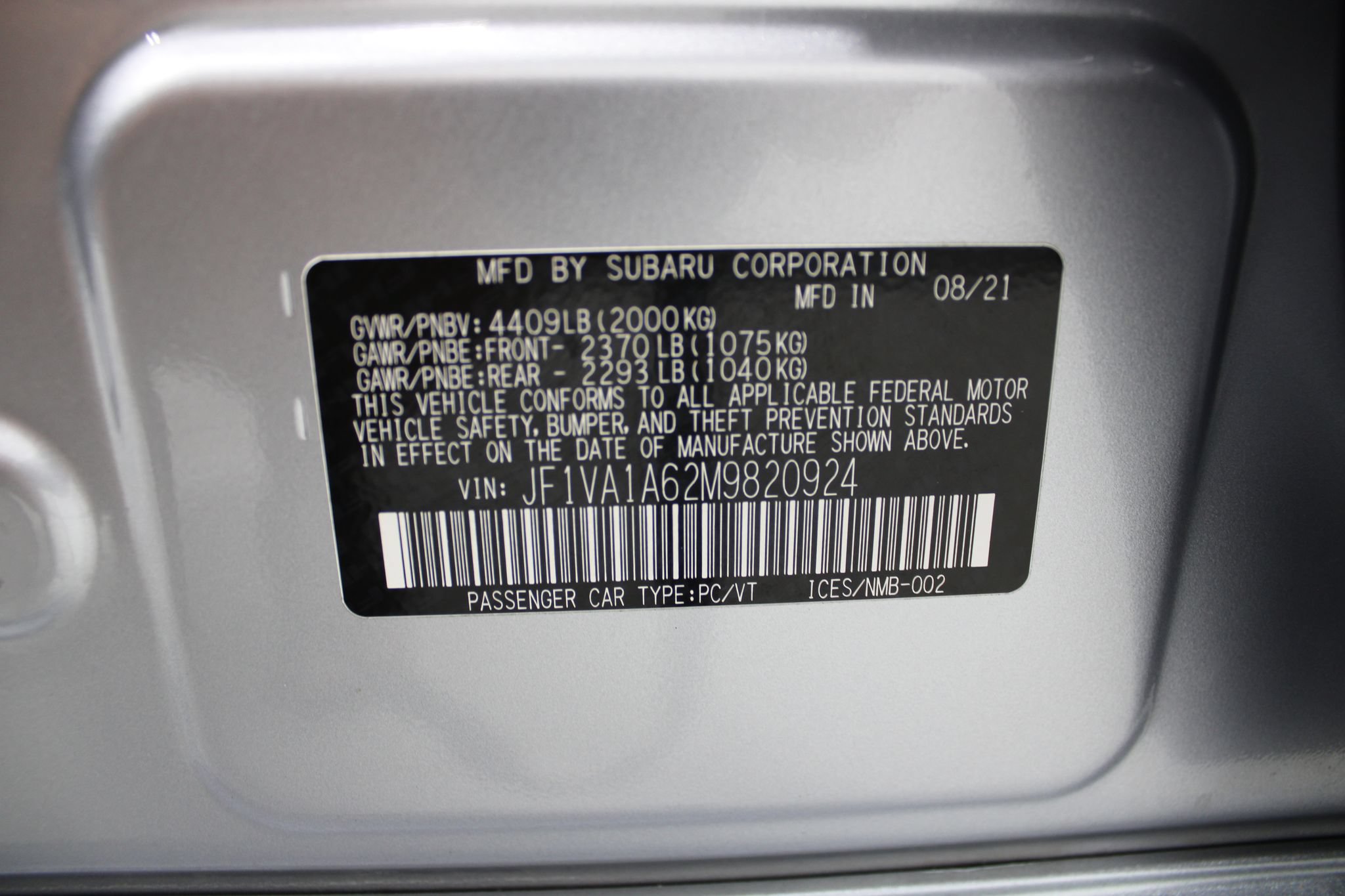 Used 2021 Subaru WRX w/ Popular Package #3 (IZT) AWD/4WD image 43