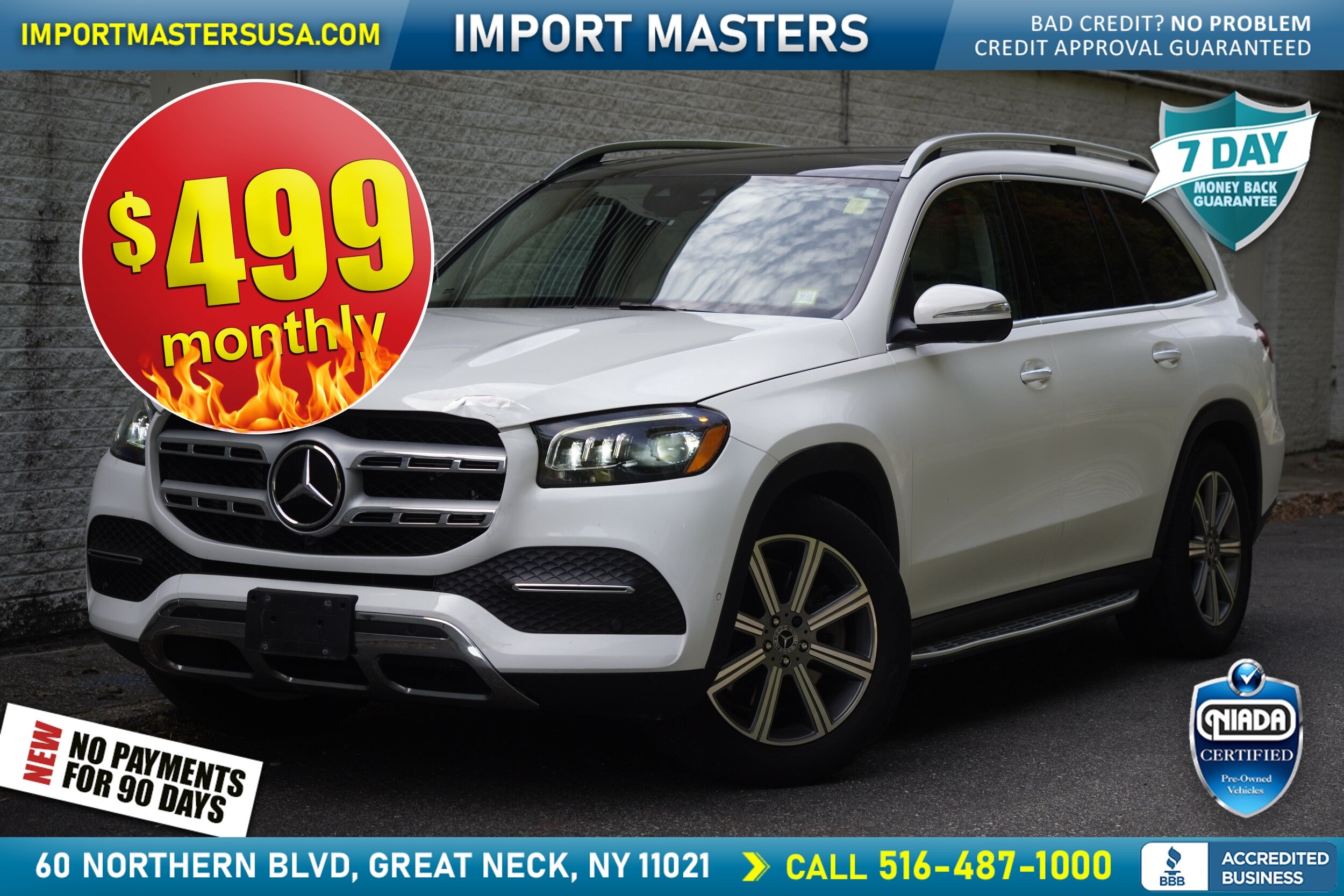 Used 2021 Mercedes-Benz GLS 450 4MATIC image 1