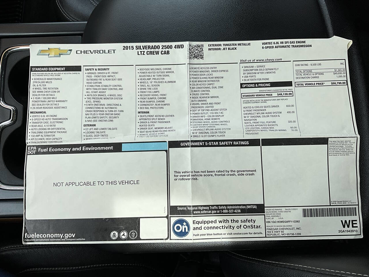 Used 2015 Chevrolet Silverado 2500 LTZ image 28