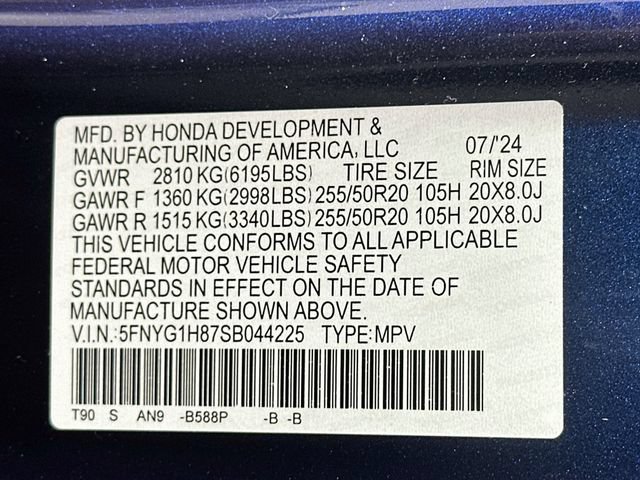 Certified 2025 Honda Pilot Elite image 37