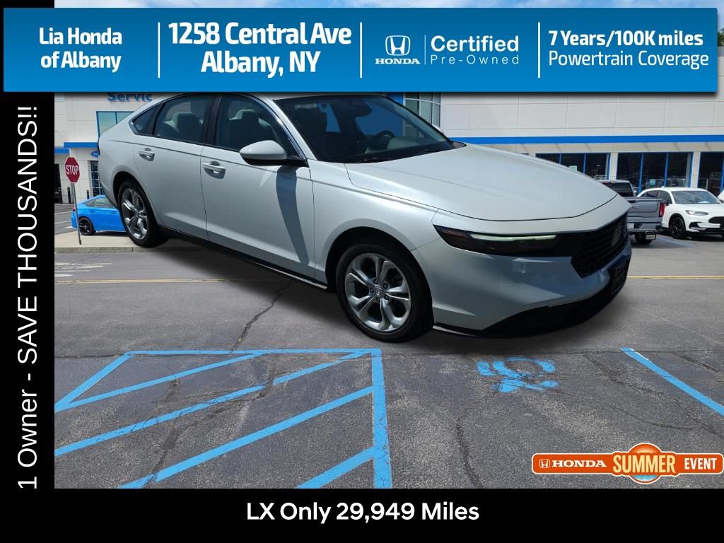 Certified 2023 Honda Accord LX