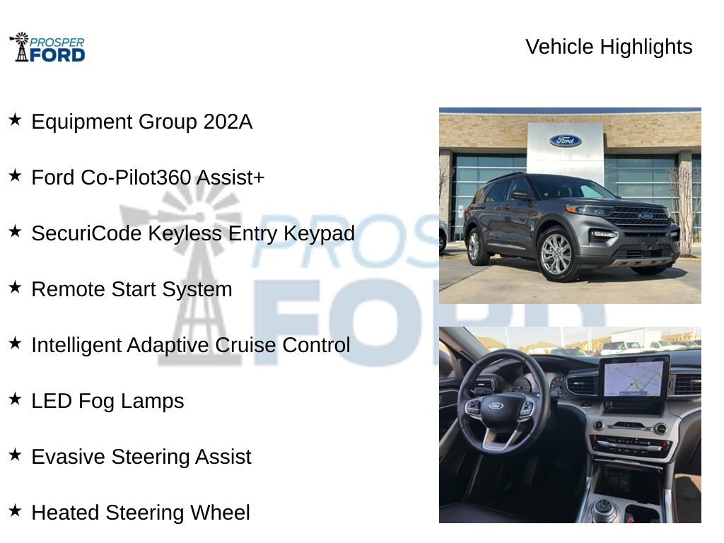 Used 2023 Ford Explorer XLT w/ Equipment Group 202A image 5