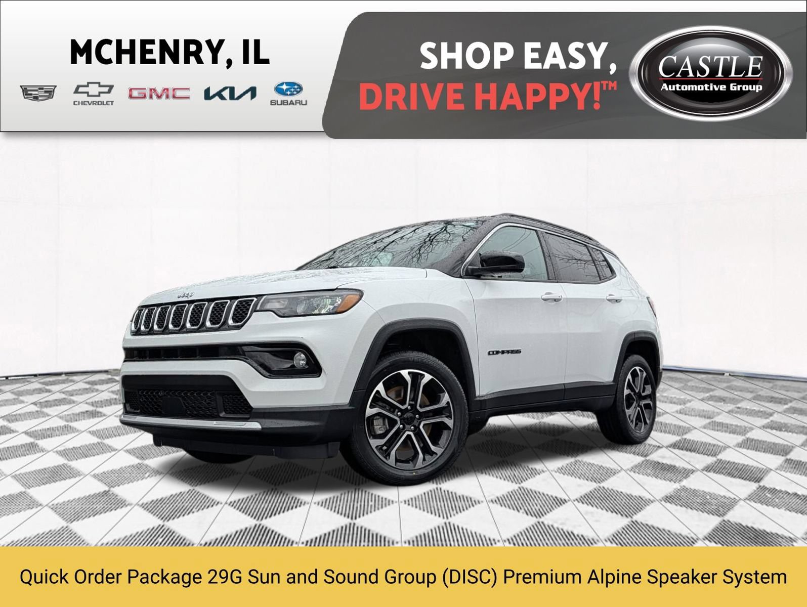 Used 2023 Jeep Compass Limited w/ Sun and Sound Group AWD/4WD image 1