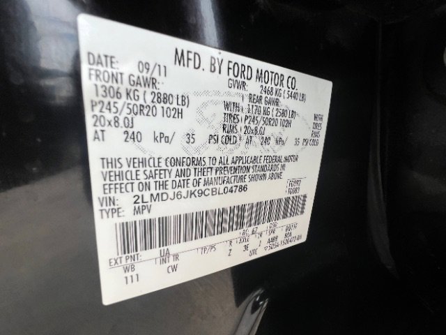 Used 2012 Lincoln MKX FWD image 9