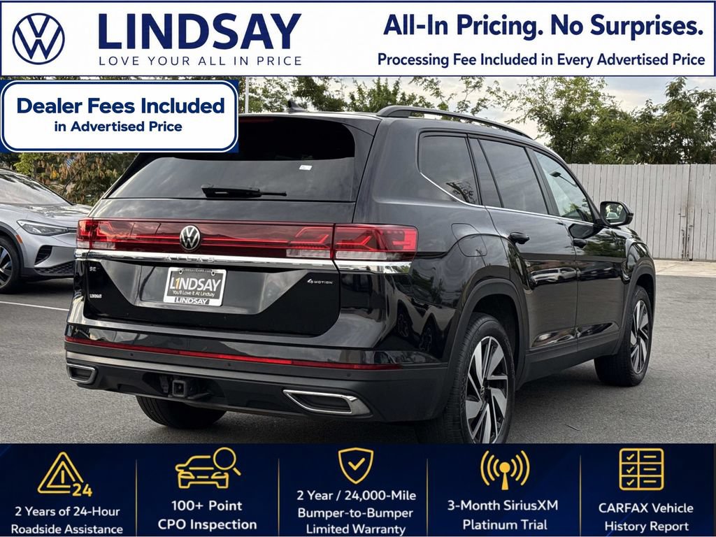Used 2024 Volkswagen Atlas SE w/ Panoramic Sunroof Package AWD/4WD image 3