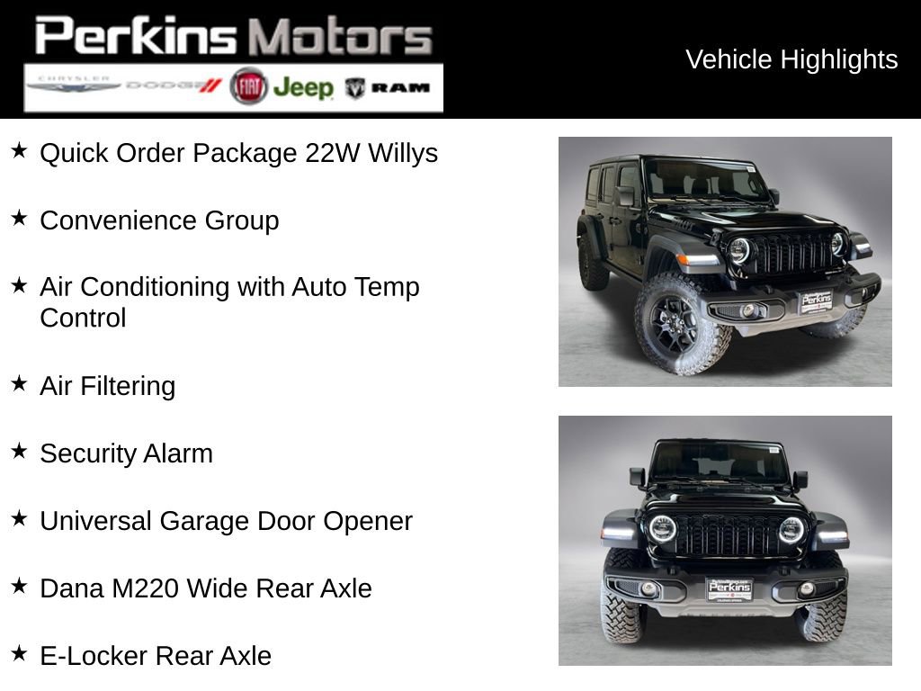 New 2026 Jeep Wrangler Willys image 2
