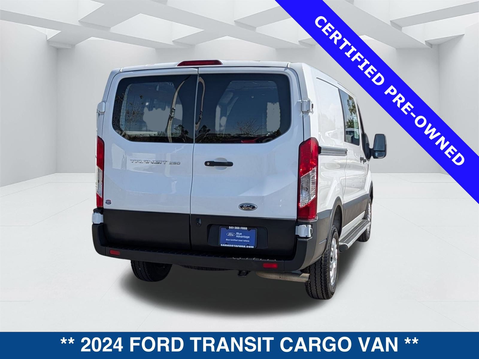 Certified 2024 Ford Transit 250 Low Roof w/ Exterior Upgrade Package RWD image 4