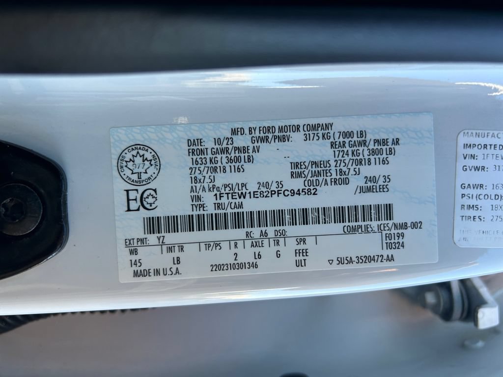 Used 2023 Ford F150 Tremor AWD/4WD image 35