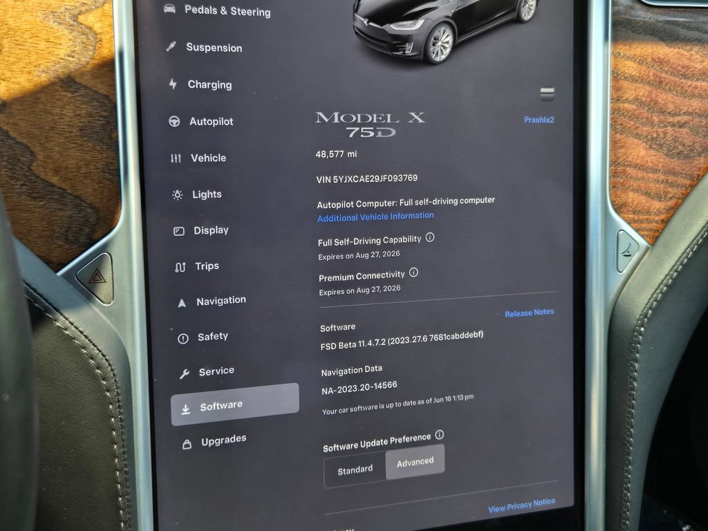 Used 2018 Tesla Model X 75D AWD/4WD image 24