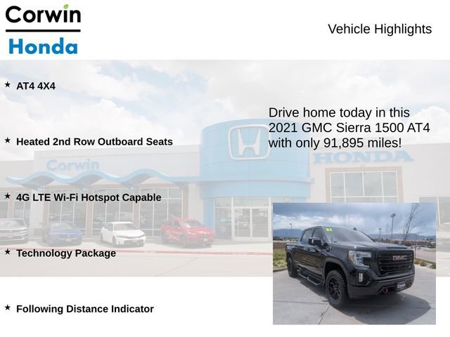 Used 2021 GMC Sierra 1500 AT4 w/ AT4 Value Package AWD/4WD image 7