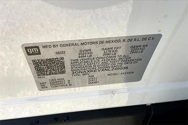 Used 2022 Chevrolet Equinox LT image 19