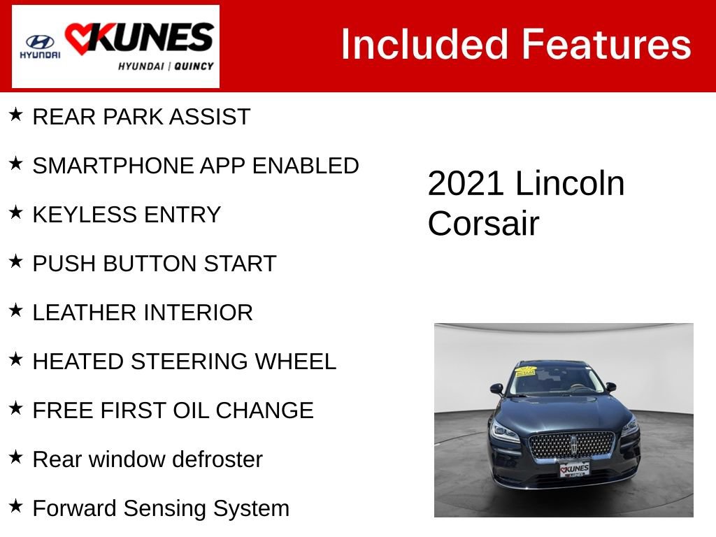 Used 2021 Lincoln Corsair Reserve w/ Equipment Group 201A AWD/4WD image 3