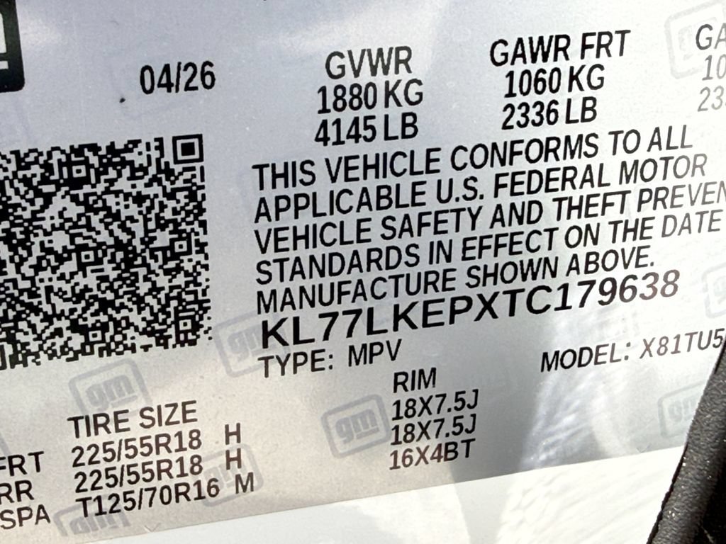 New 2026 Chevrolet Trax ACTIV w/ Sunroof Package FWD image 30