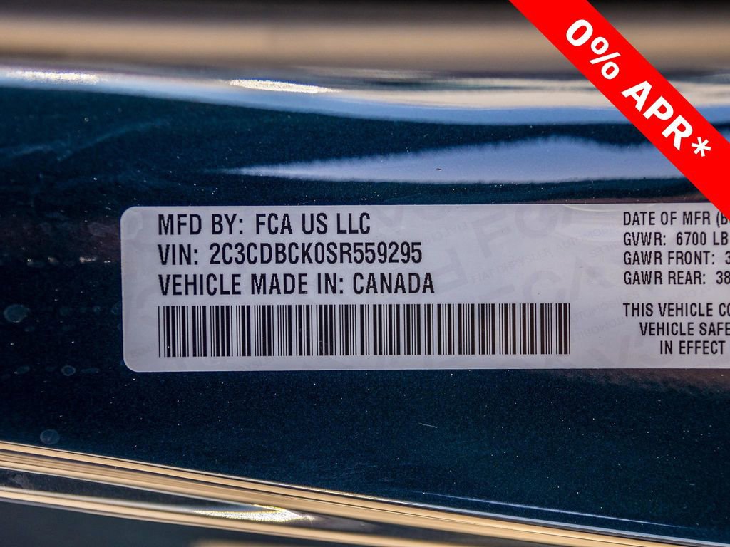 New 2025 Dodge Charger R/T w/ Quick Order Package 25M R/T image 32