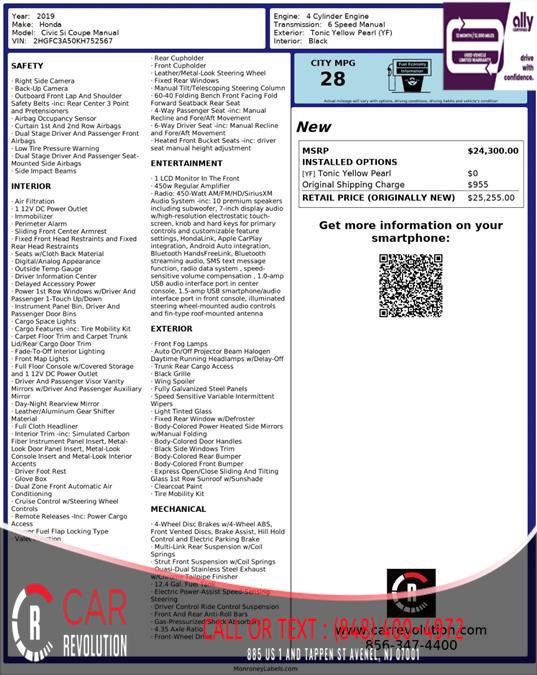 Used 2019 Honda Civic Si image 8