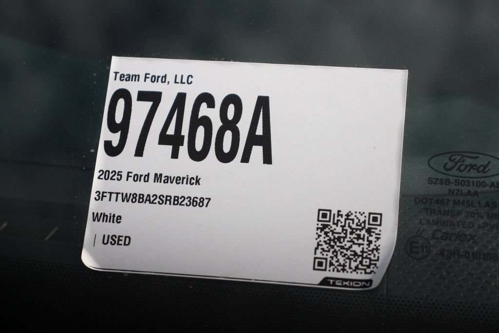Certified 2025 Ford Maverick XL w/ Equipment Group 102A AWD/4WD image 30