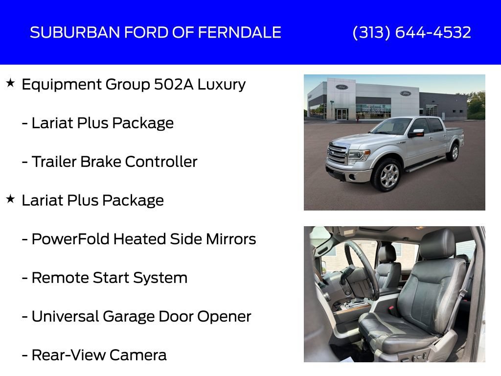 Used 2013 Ford F150 Lariat w/ Luxury Equipment Group AWD/4WD image 9