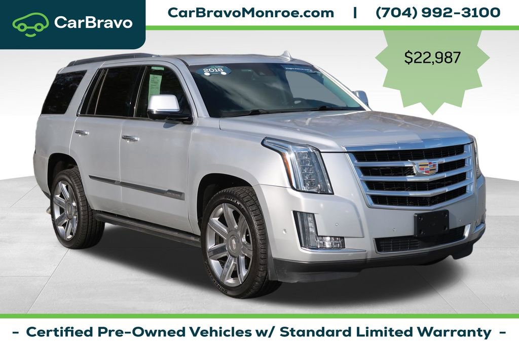 Certified 2018 Cadillac Escalade Premium Luxury AWD/4WD image 4