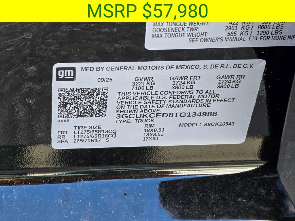 New 2026 Chevrolet Silverado 1500 Custom Trail Boss image 45