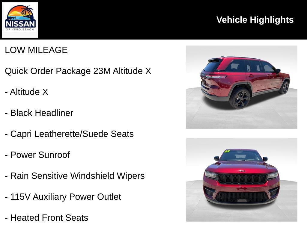 Used 2025 Jeep Grand Cherokee Altitude RWD image 19