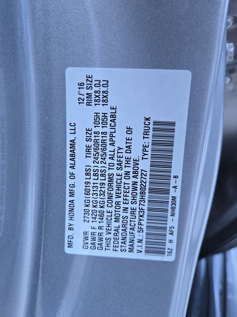 Used 2017 Honda Ridgeline RTL-E image 30