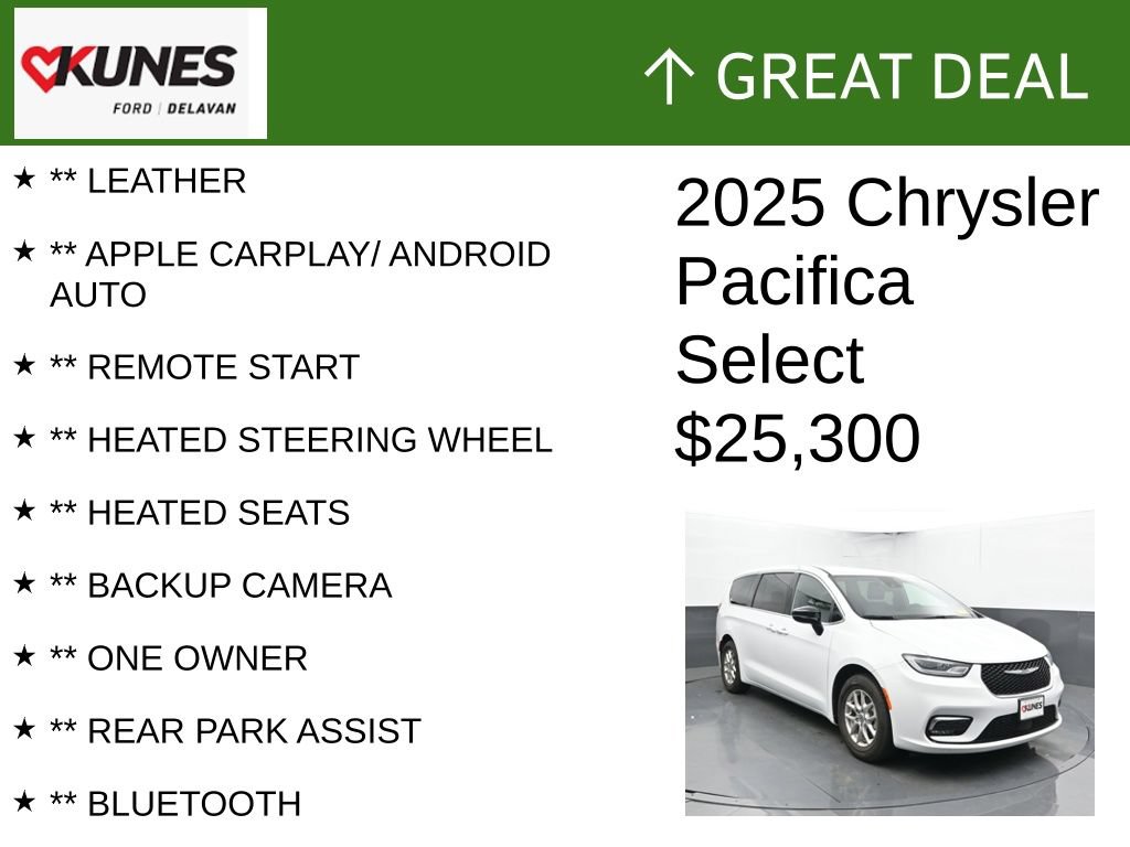 Used 2025 Chrysler Pacifica Select FWD video 2