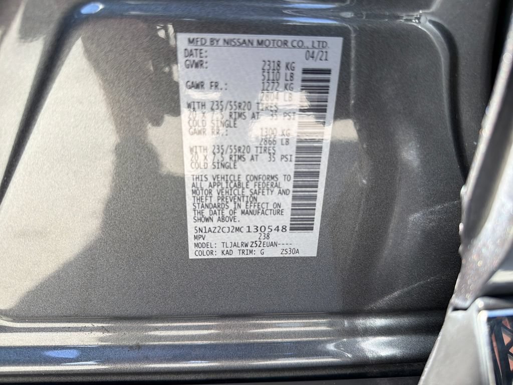 Used 2021 Nissan Murano SL FWD image 37