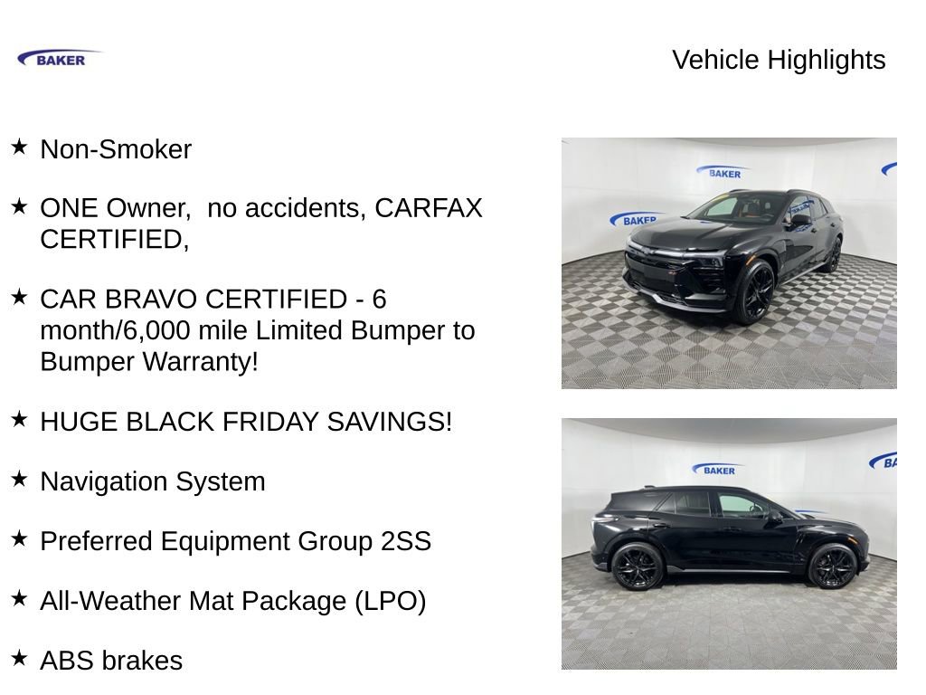 Used 2025 Chevrolet Blazer EV SS w/ LPO, All-Weather Mat Package image 4