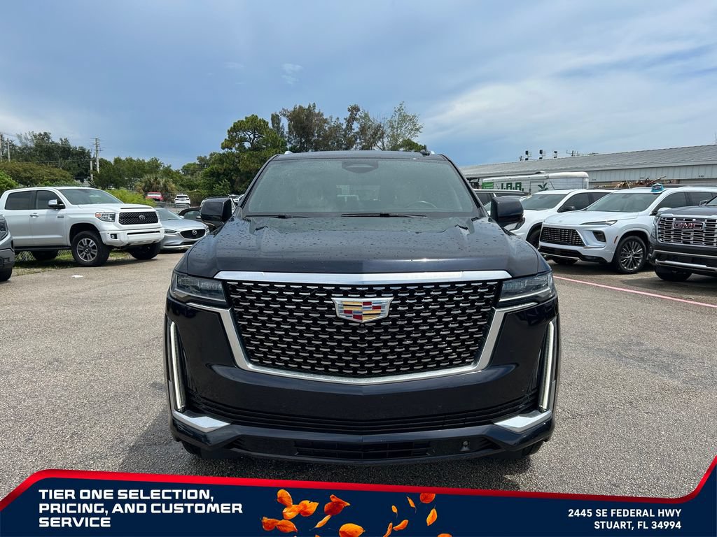 Used 2021 Cadillac Escalade ESV Premium Luxury w/ Driver Assist Tech Package RWD image 3