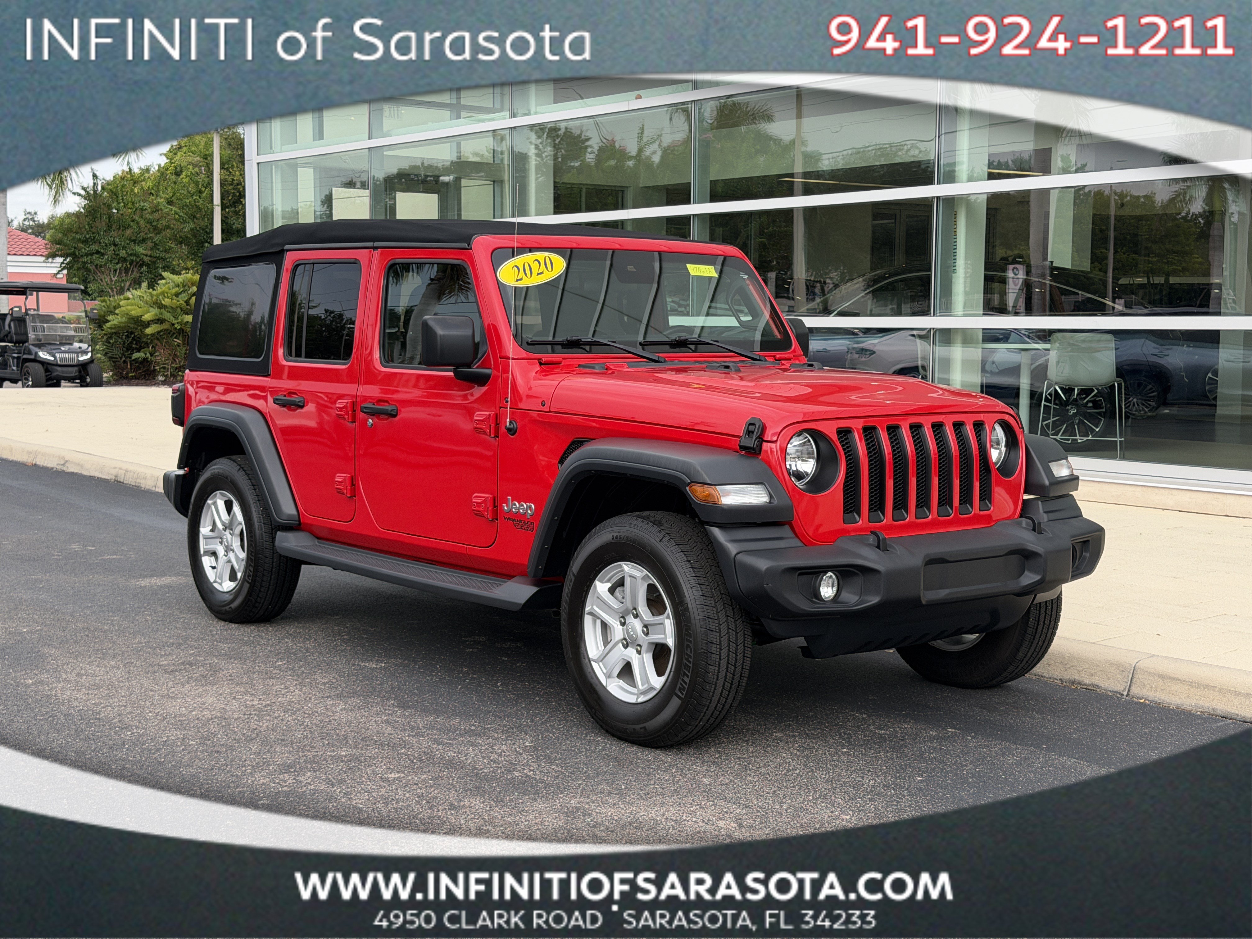 Used 2020 Jeep Wrangler Unlimited Sport S