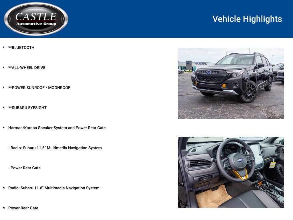 New 2026 Subaru Forester Wilderness w/ Wilderness Package AWD/4WD image 3