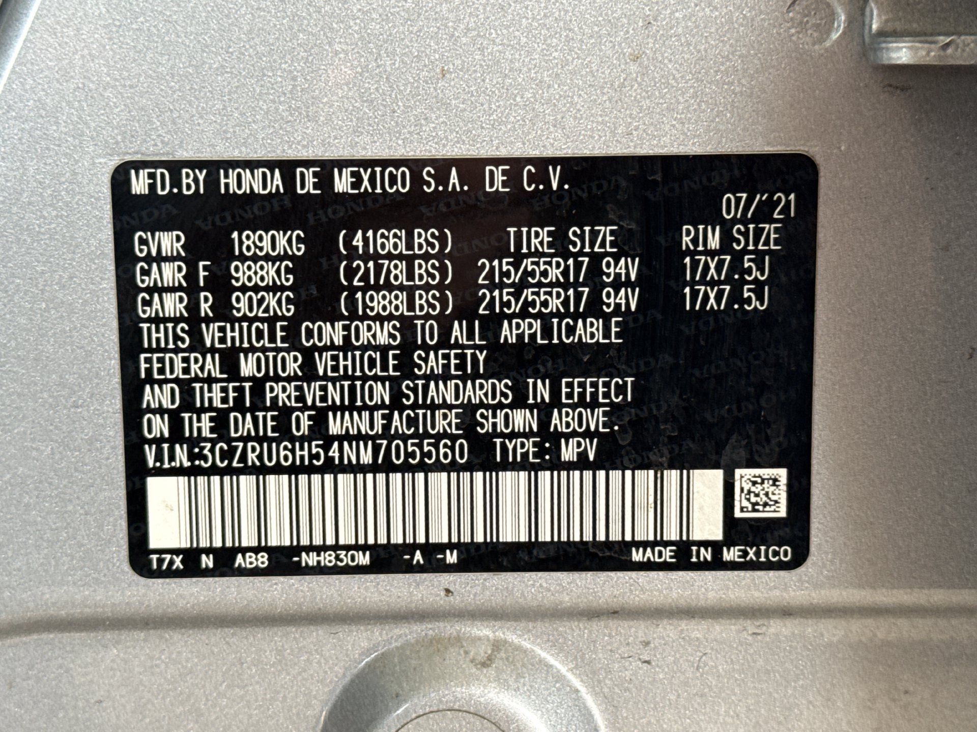 Used 2022 Honda HR-V EX image 17