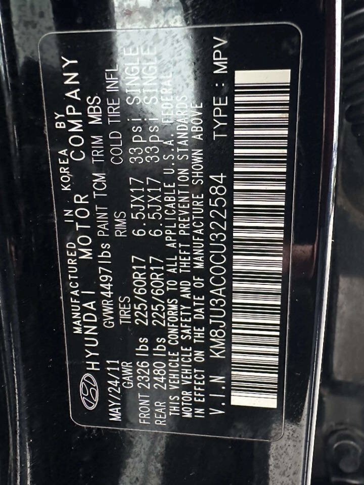 Used 2012 Hyundai Tucson GLS FWD image 33