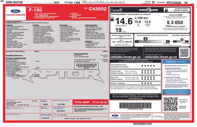 Used 2023 Ford F150 Raptor AWD/4WD image 5