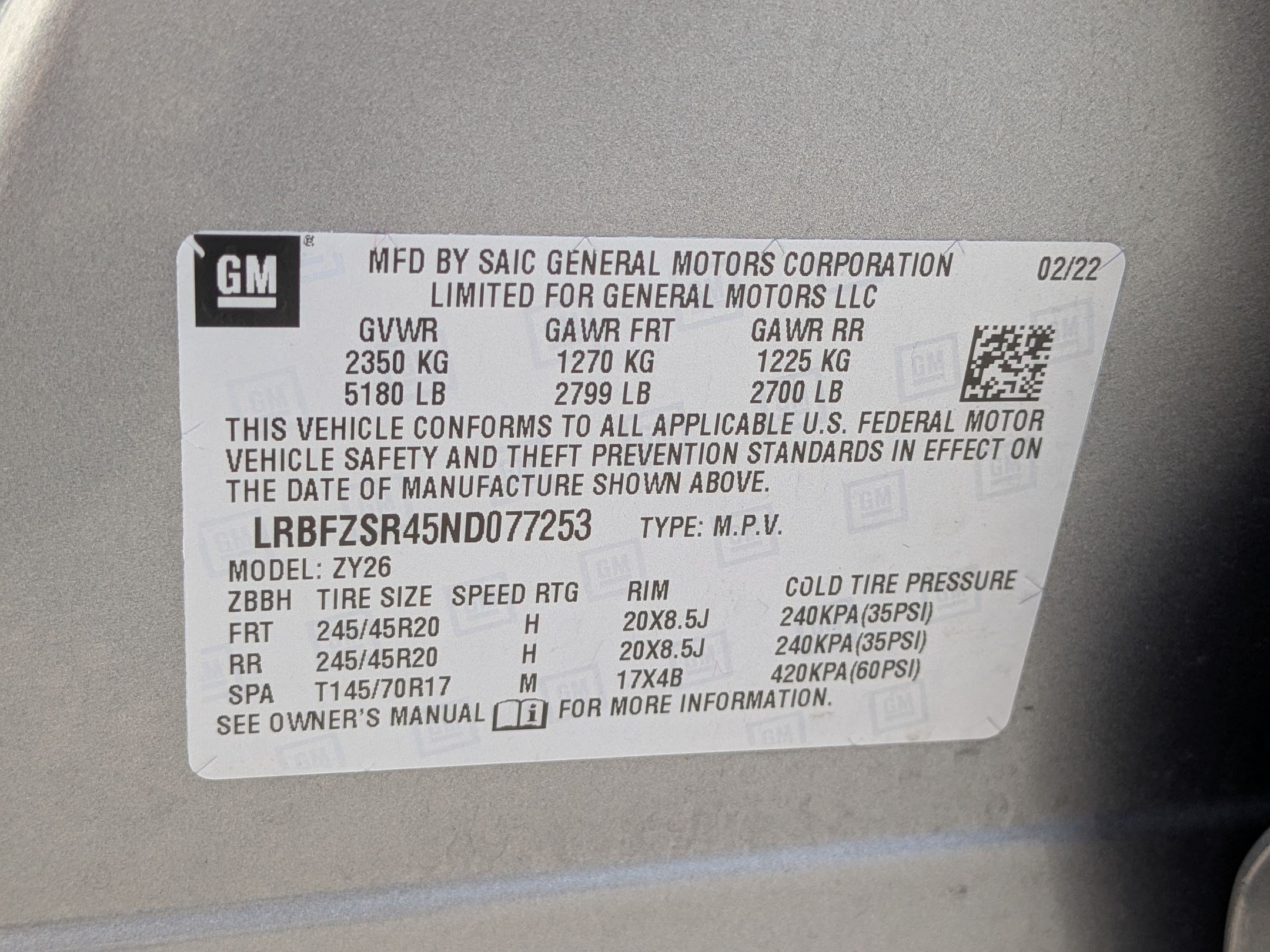 Certified 2022 Buick Envision Avenir w/ Technology Package II AWD/4WD image 36