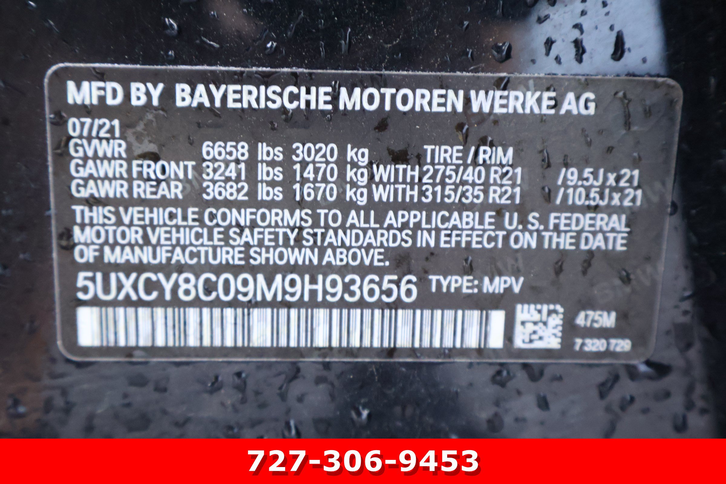 Used 2021 BMW X6 M50i w/ Executive Package AWD/4WD image 22