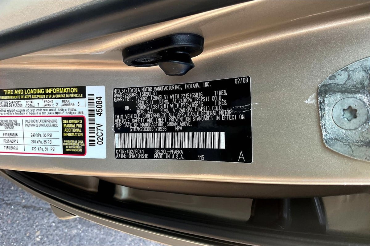 Used 2008 Toyota Sienna LE FWD image 18