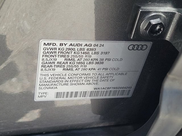 Certified 2025 Audi Q7 2.0T Premium w/ Convenience Package AWD/4WD image 30