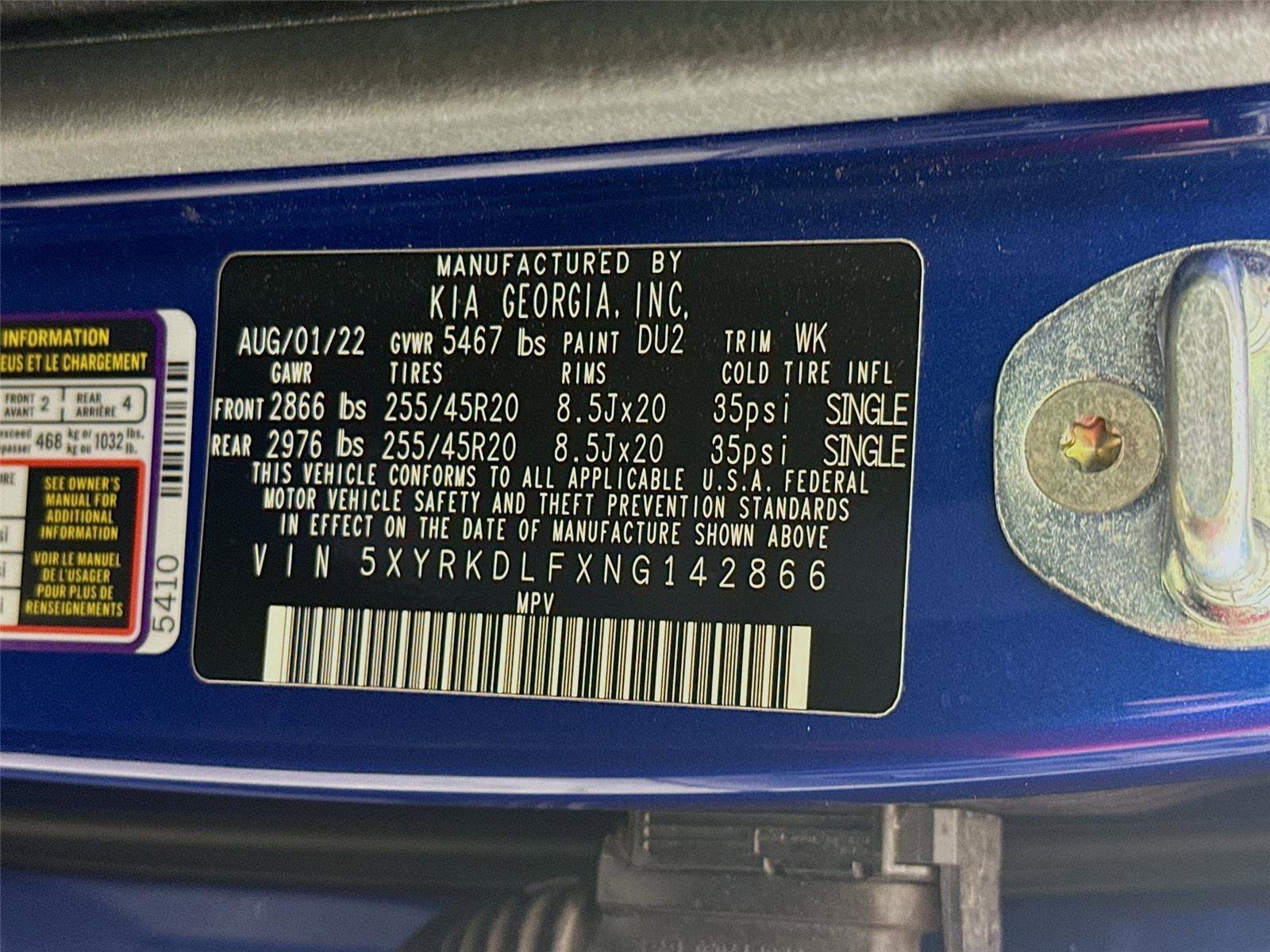 Used 2022 Kia Sorento SX AWD/4WD image 38