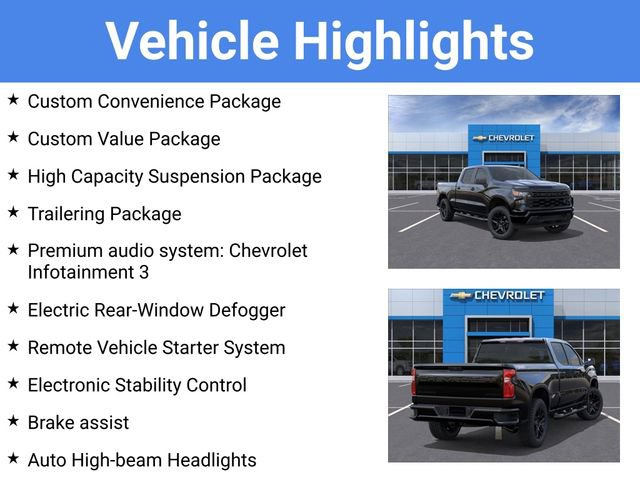 New 2026 Chevrolet Silverado 1500 Custom w/ Turbomax Blackout Package image 4