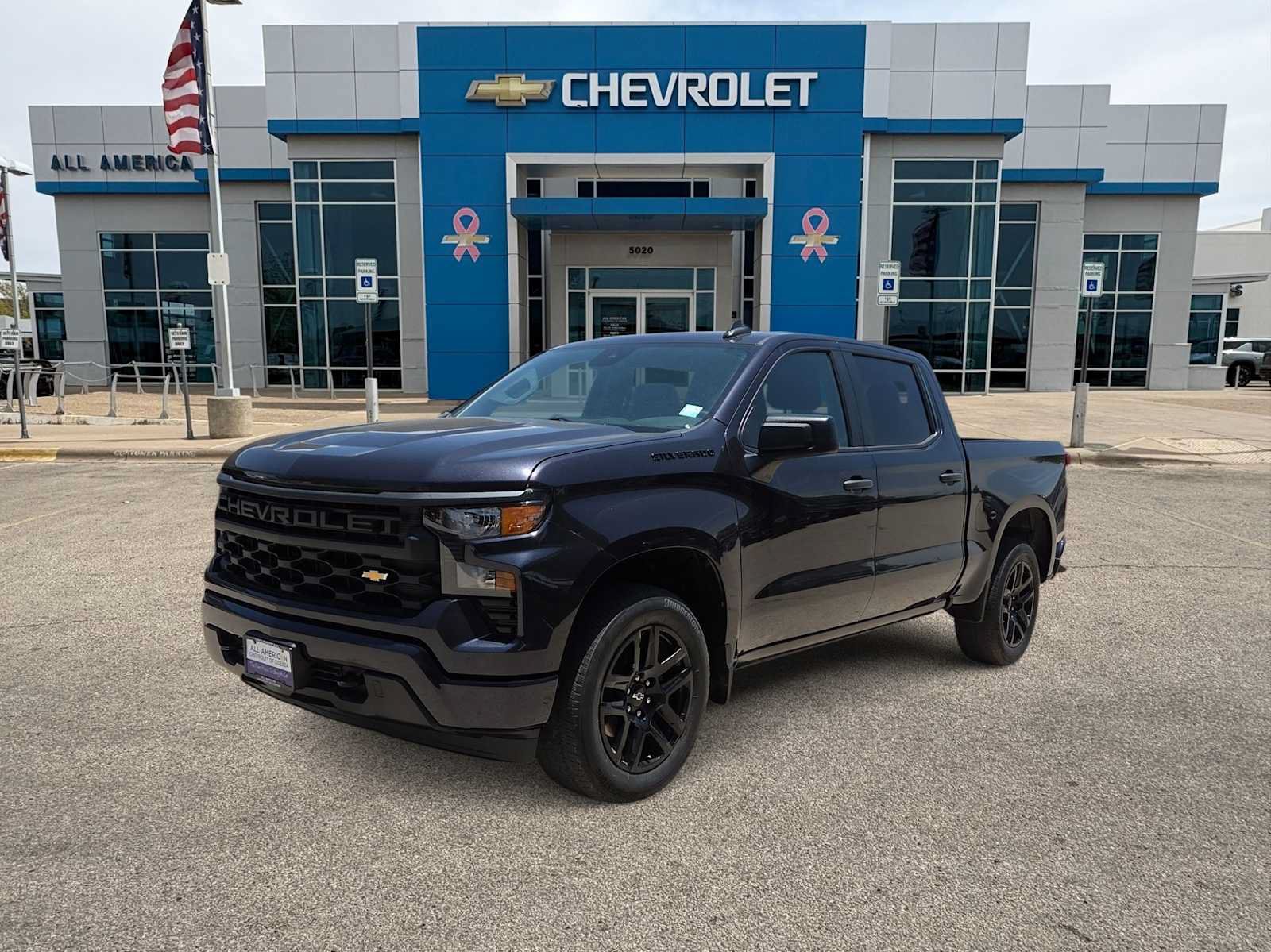 Used 2023 Chevrolet Silverado 1500 Custom w/ LPO, Dark Essentials Package RWD image 1