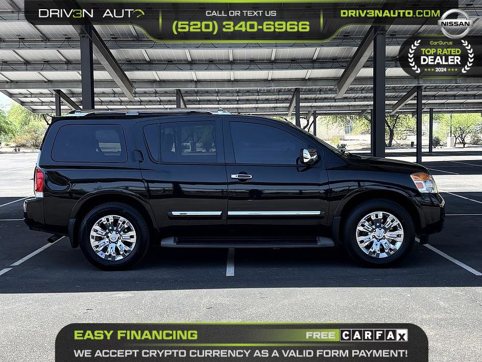 Used 2015 Nissan Armada Platinum w/ 2nd Row Captain Seat Package RWD image 8