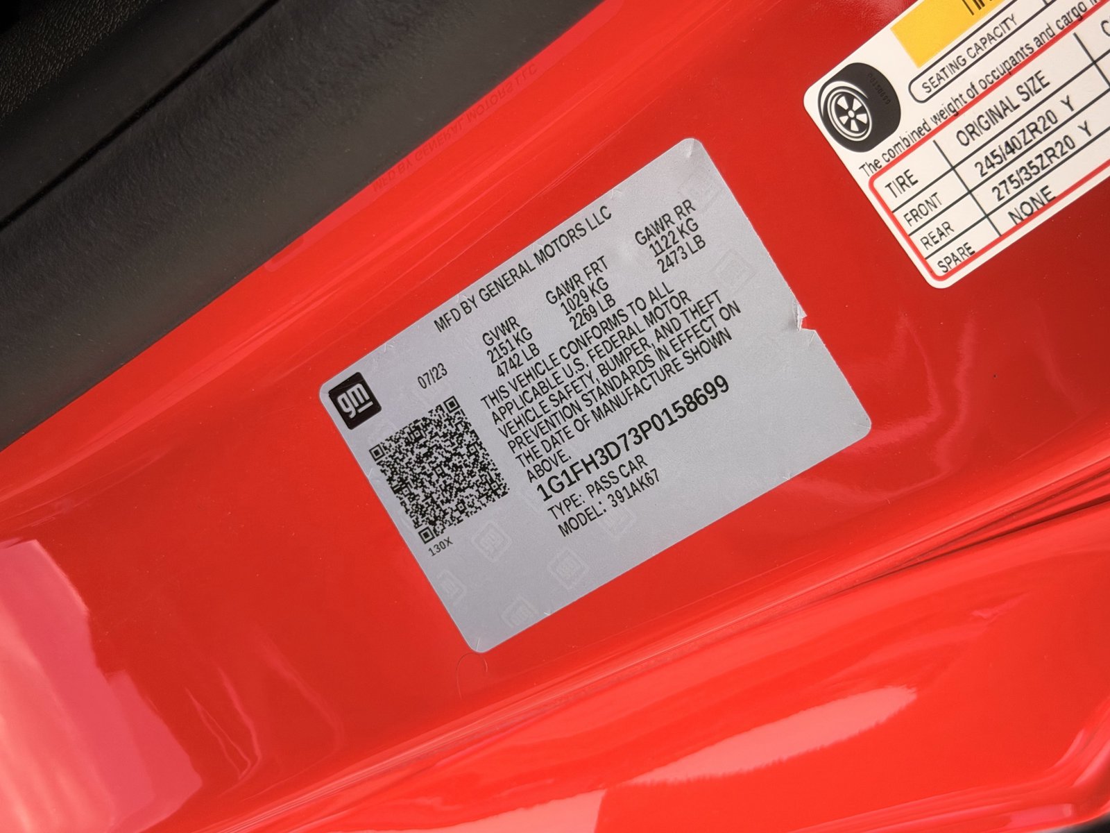 Used 2023 Chevrolet Camaro SS RWD image 34