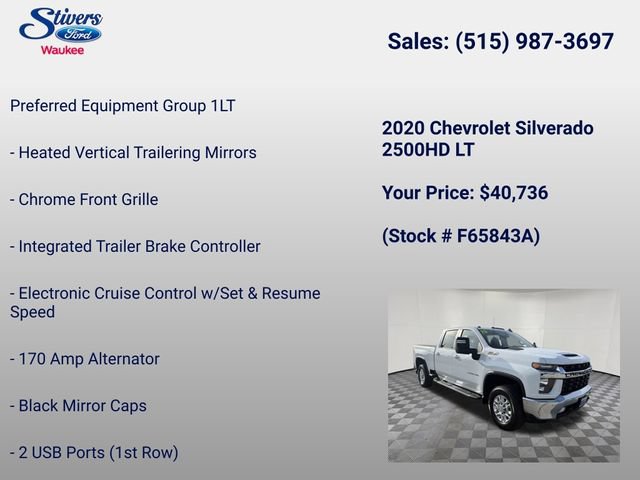 Used 2020 Chevrolet Silverado 2500 LT w/ All Star Edition AWD/4WD image 22