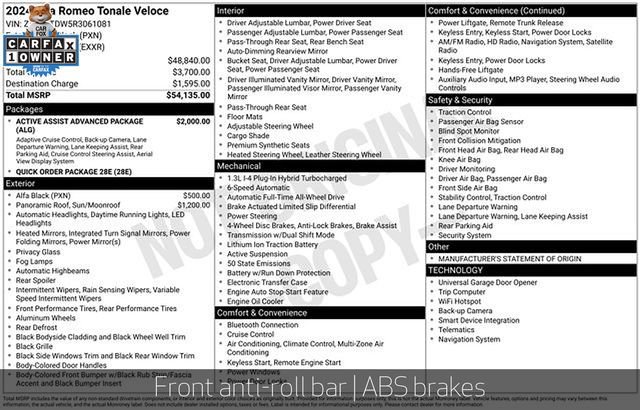 Used 2024 Alfa Romeo Tonale Veloce image 15