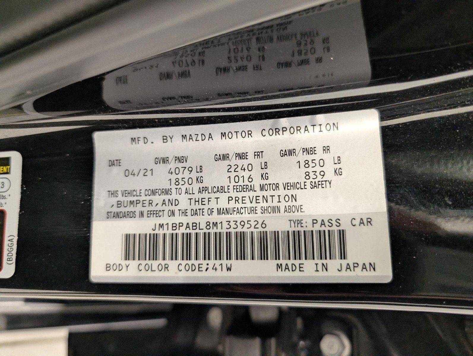 Used 2021 MAZDA MAZDA3 s FWD image 24