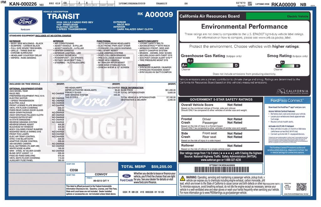 Used 2024 Ford E-Transit Low Roof image 16