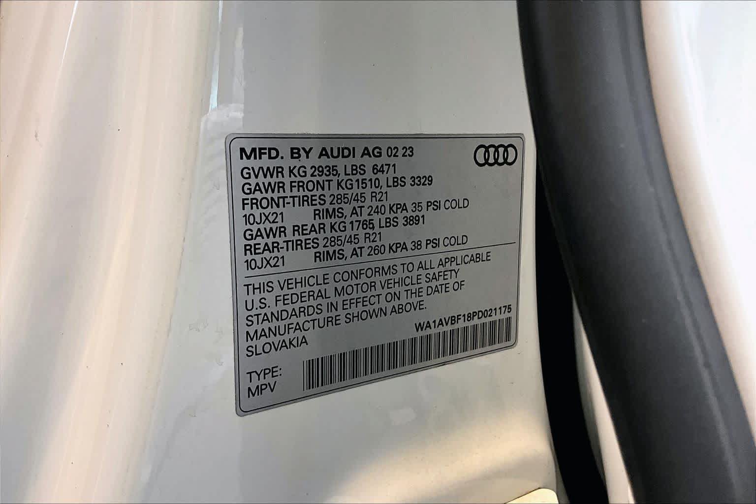 Certified 2023 Audi Q8 Premium w/ Convenience Package AWD/4WD image 34